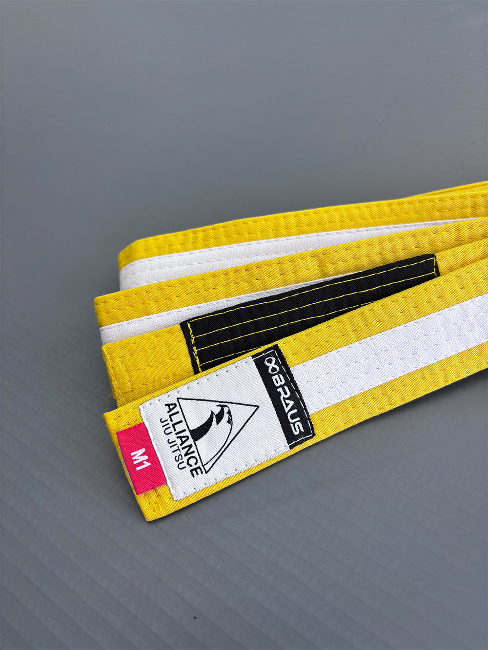 Braus Fight Alliance Belt Faixas Infantil Amarelo/Branco