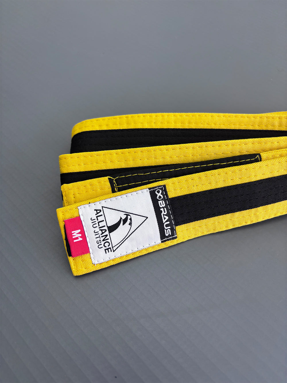 Braus Fight Alliance Belt Faixas Infantil Amarelo/Preto