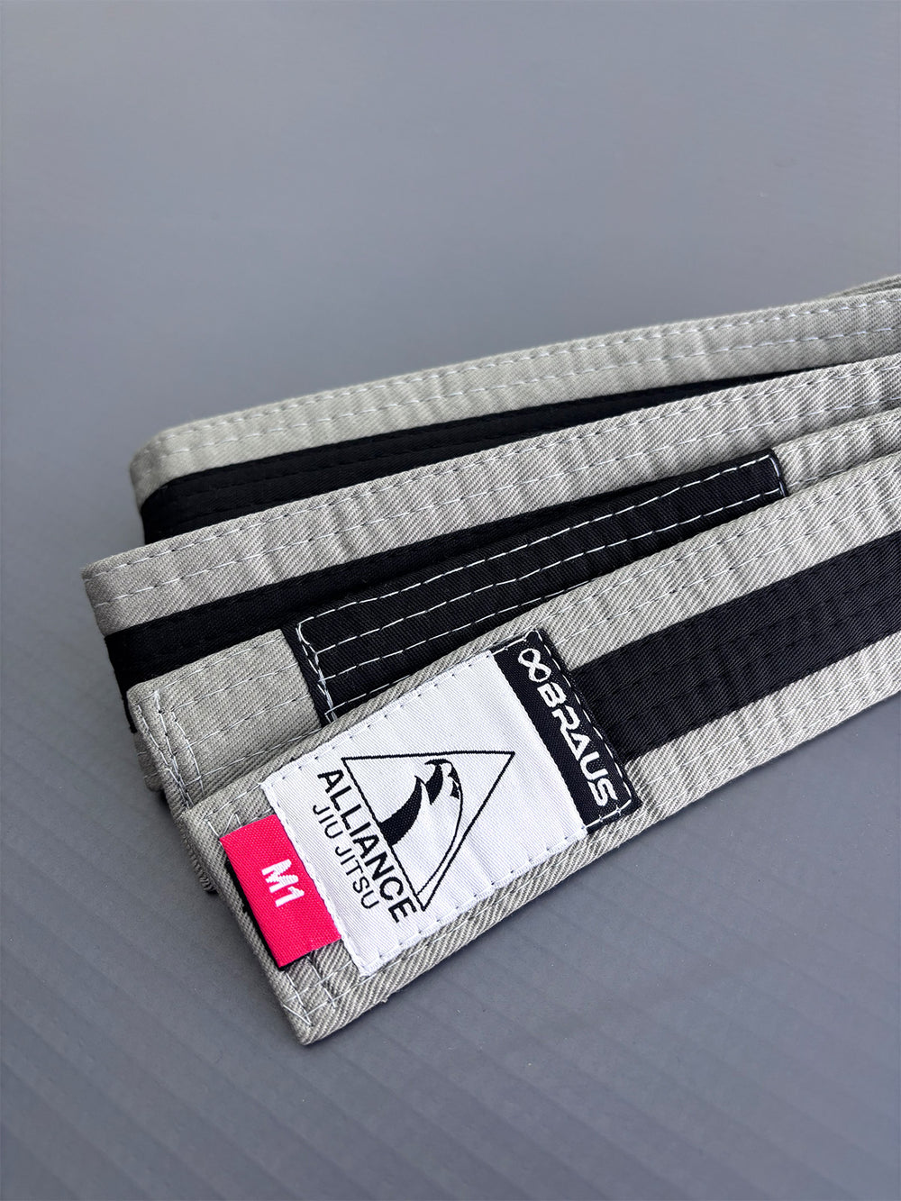 Braus Fight Alliance Belt Faixas Infantil Cinza/Preto