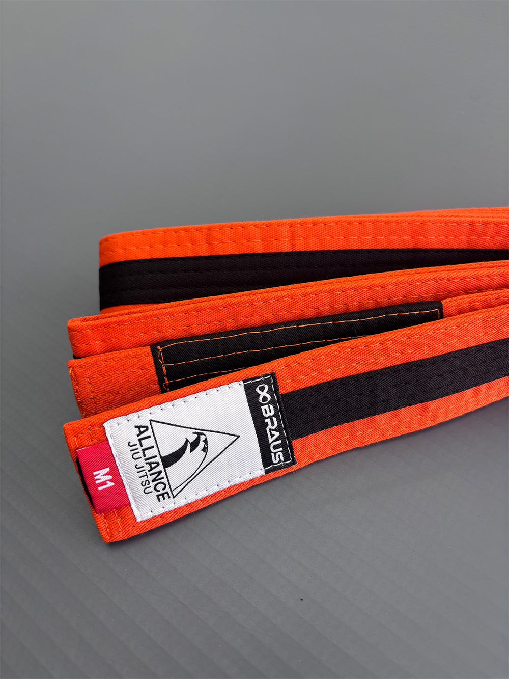 Braus Fight Alliance Belt Faixas Infantil Laranja/Preto