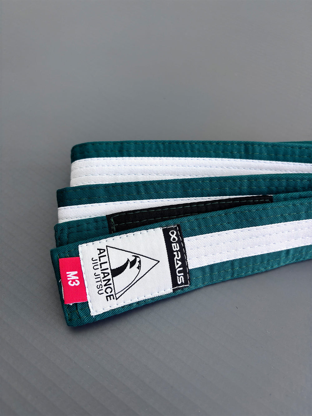 Braus Fight Alliance Belt Faixas Infantil Verde/Branco