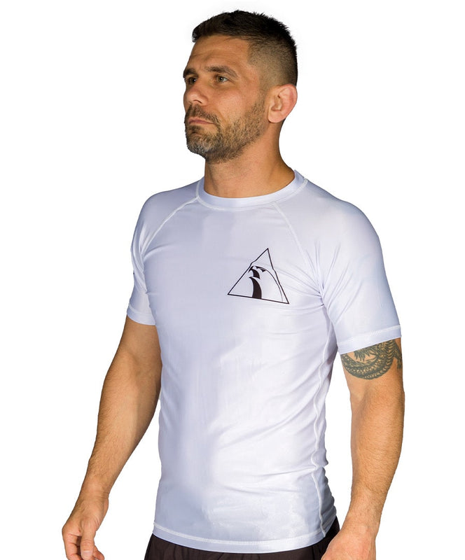 Rash Guard Alliance Manga Curta No Gi Jiu Jitsu Braus Alliance BRA