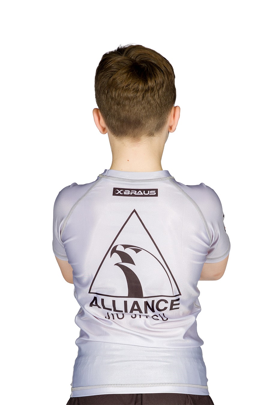 Rash Guard Infantil Alliance Manga Curta Jiu Jitsu