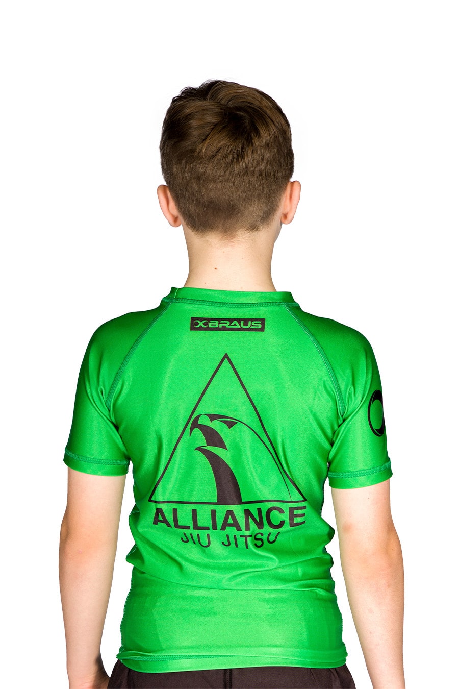 Rash Guard Infantil Alliance Manga Curta Jiu Jitsu