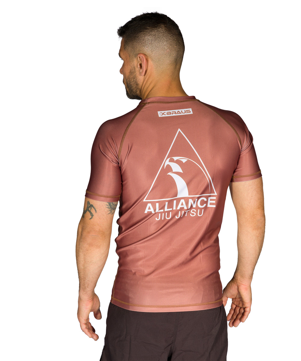 Rash Guard Alliance Manga Curta No Gi Jiu Jitsu