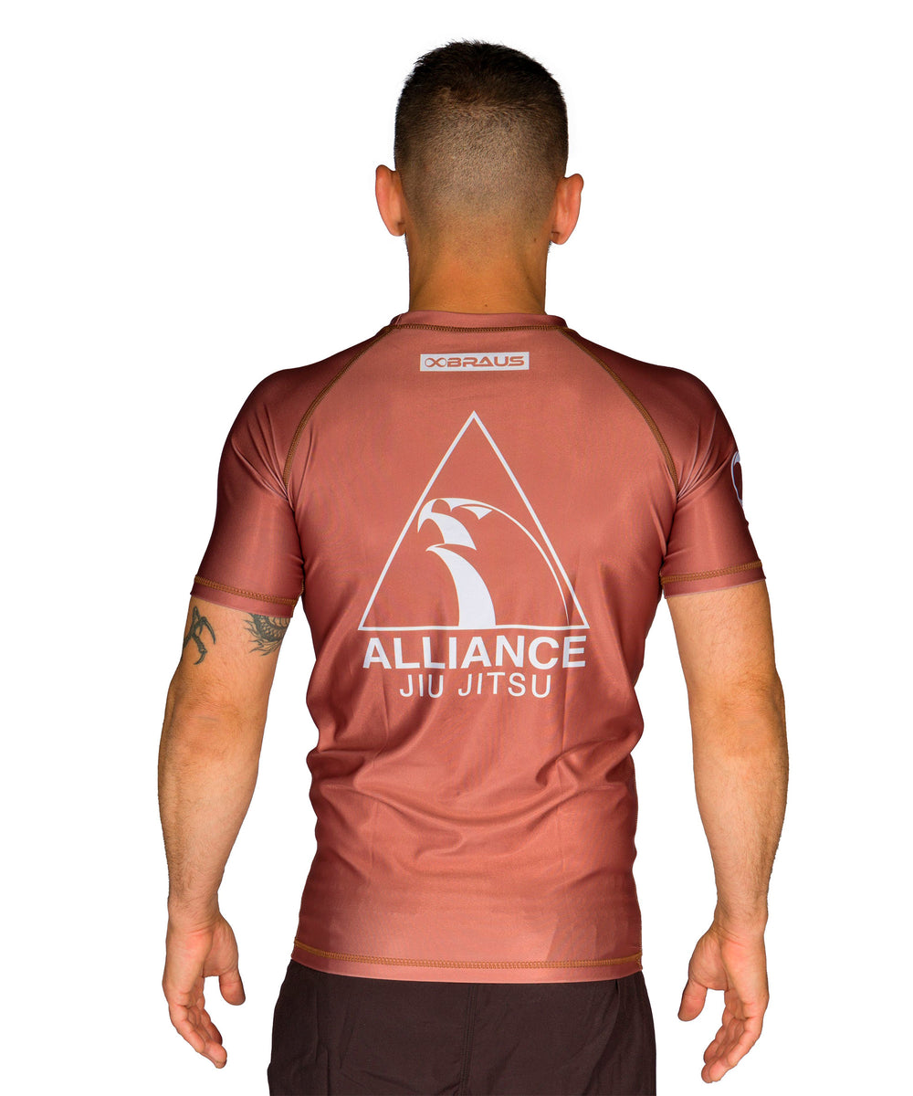 Rash Guard Alliance Manga Curta No Gi Jiu Jitsu