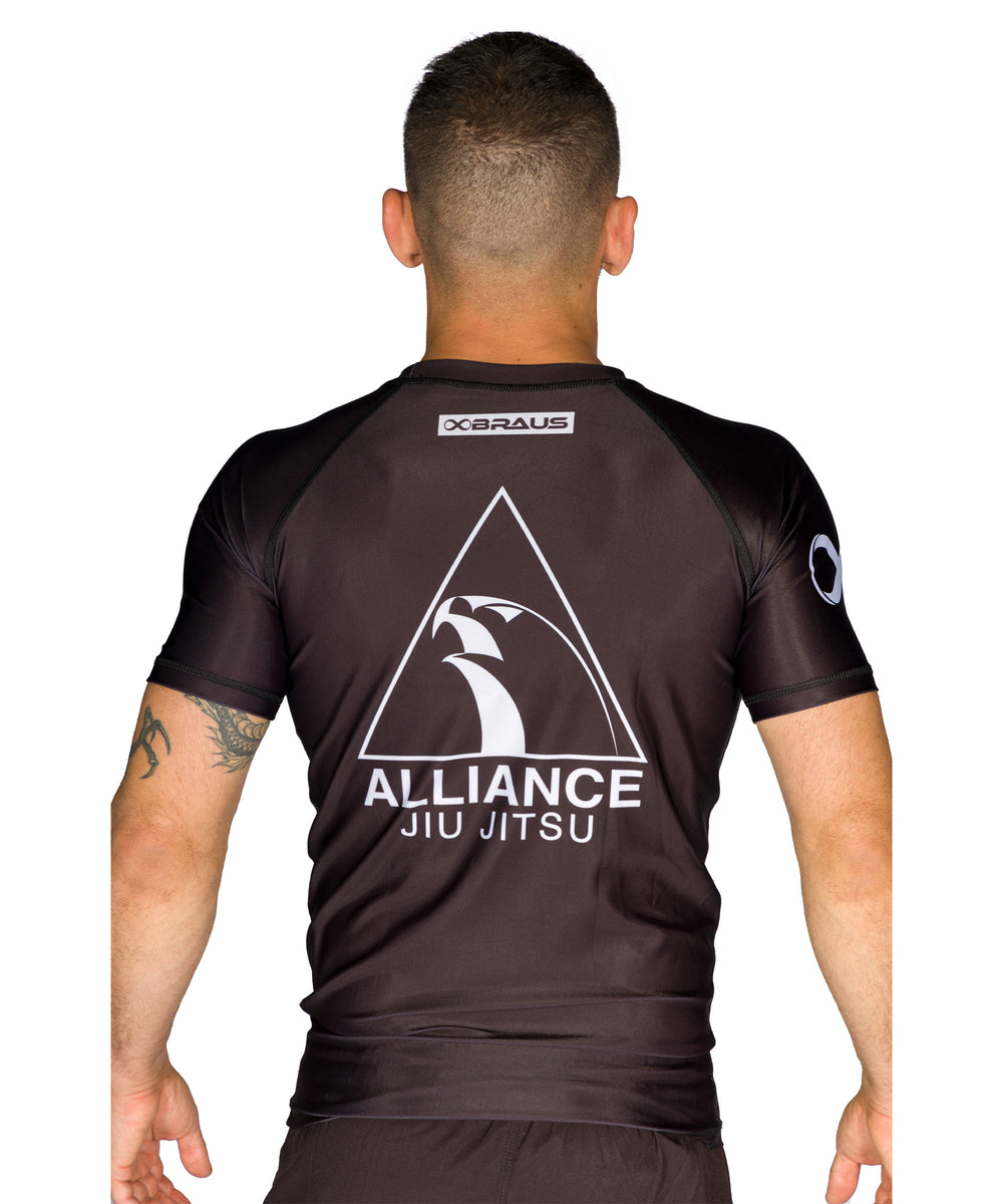 Rash Guard Alliance Manga Curta No Gi Jiu Jitsu