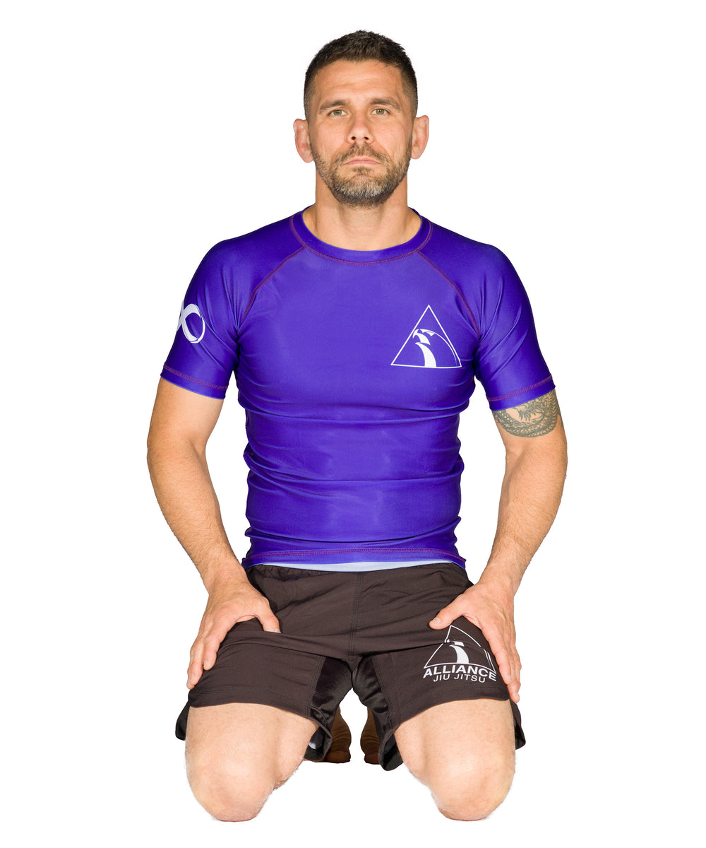 Rash Guard Alliance Manga Curta No Gi Jiu Jitsu