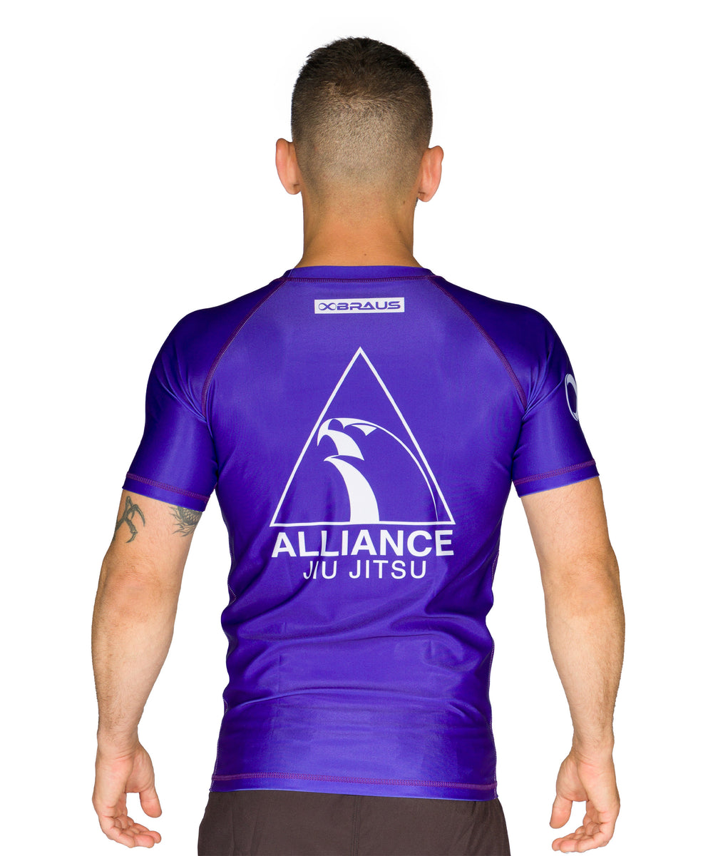 Rash Guard Alliance Manga Curta No Gi Jiu Jitsu