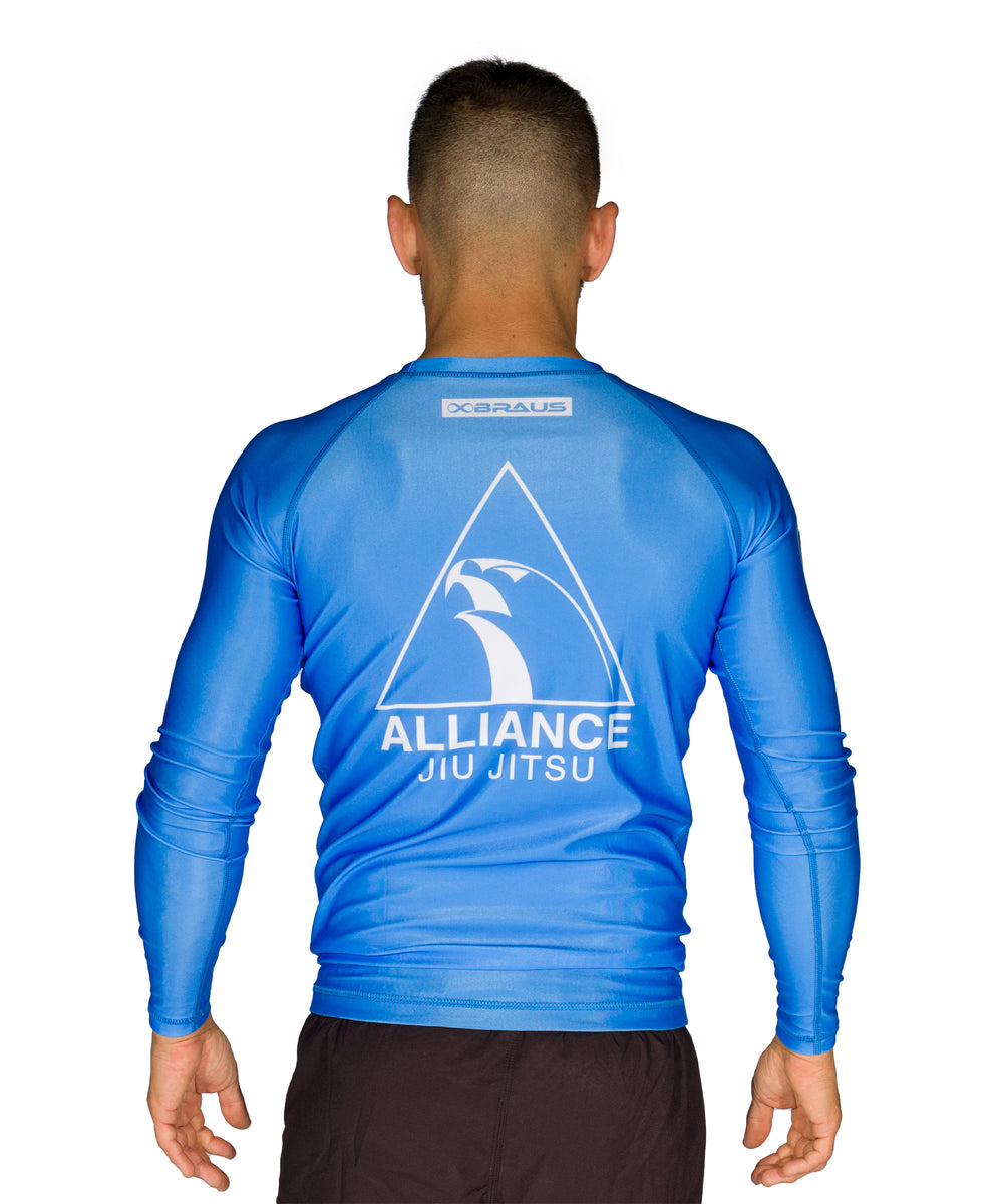 Rash Guard Alliance Manga Longa No GI Jiu Jitsu