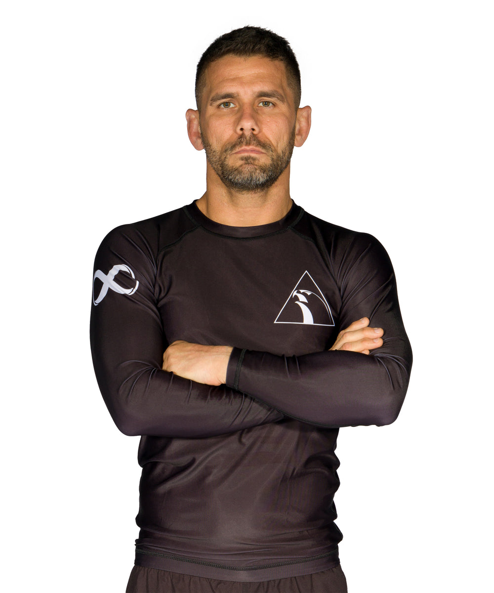 Rash Guard Alliance Manga Longa No GI Jiu Jitsu