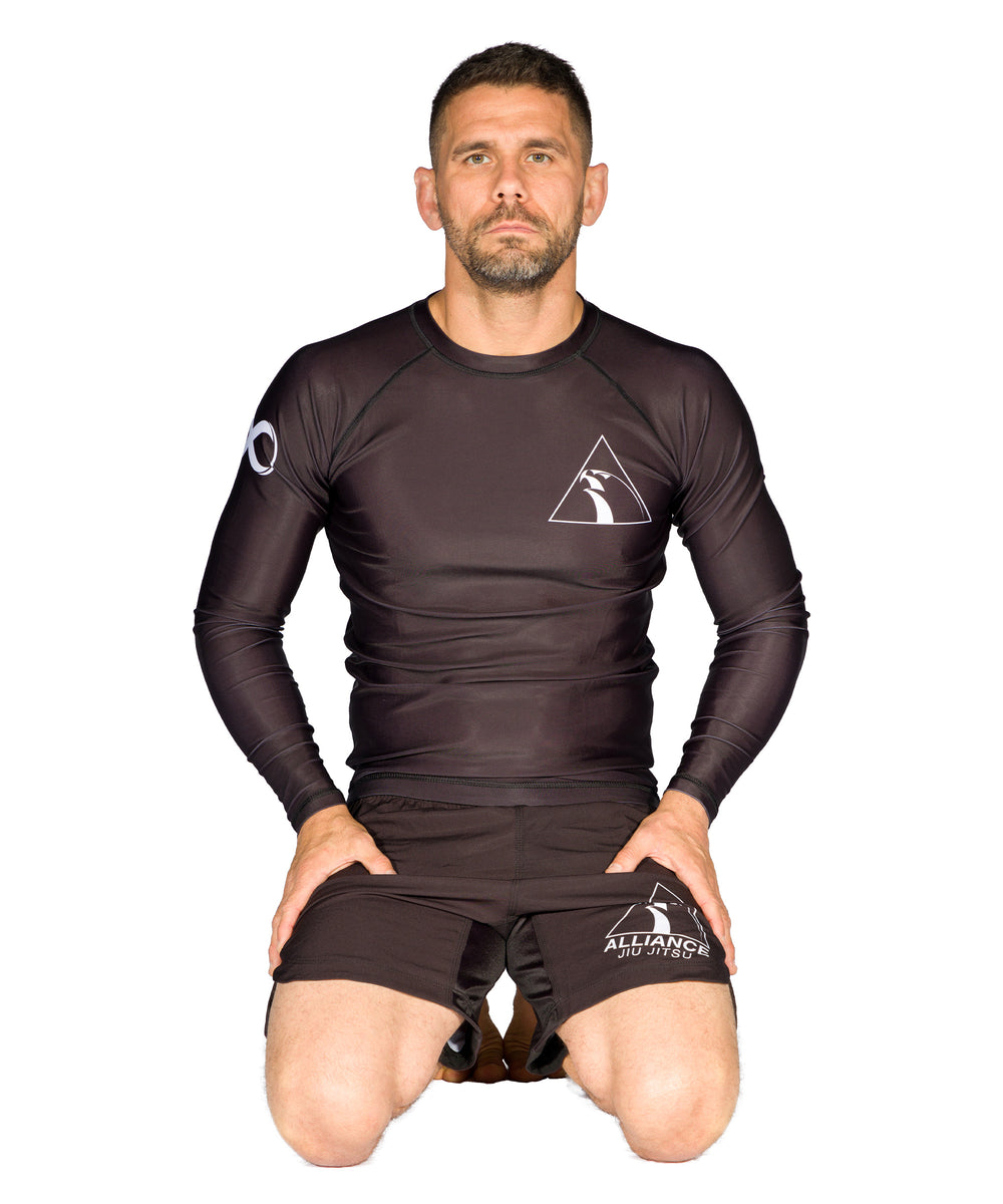 Rash Guard Alliance Manga Longa No GI Jiu Jitsu