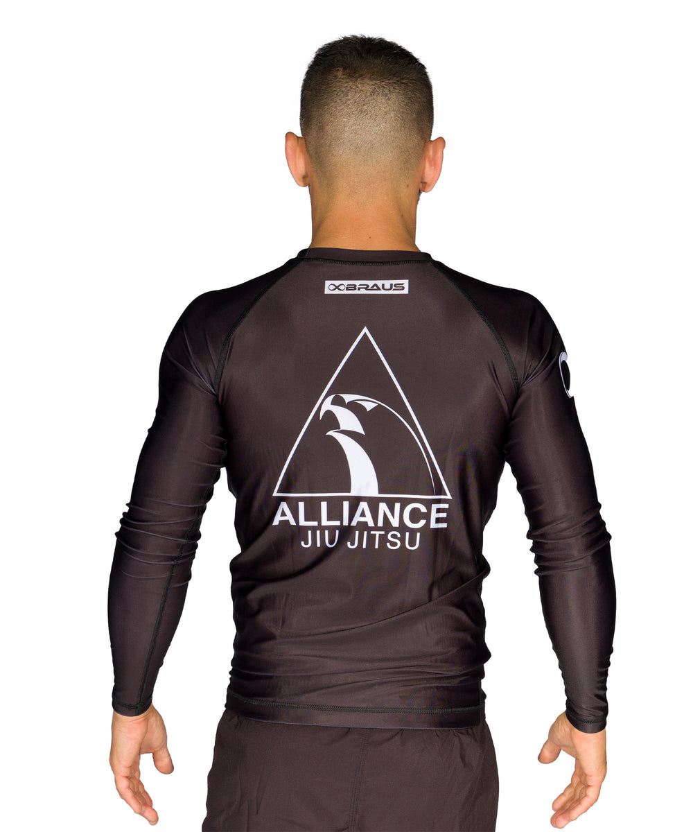 Rash Guard Alliance Manga Longa No GI Jiu Jitsu