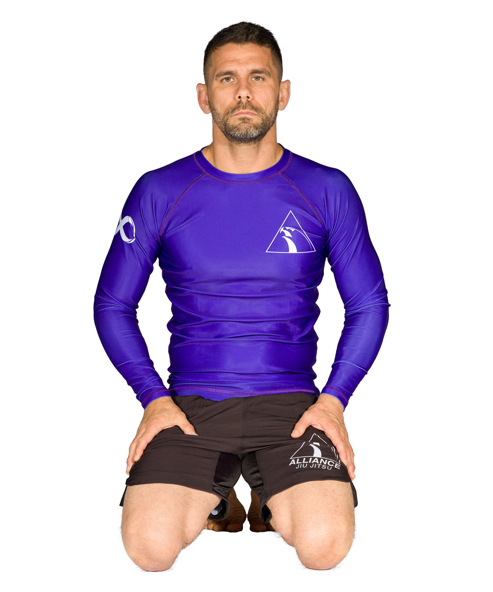 Rash Guard Alliance Manga Longa No GI Jiu Jitsu