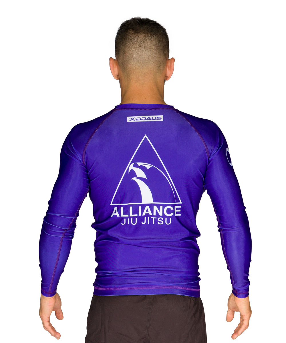 Rash Guard Alliance Manga Longa No GI Jiu Jitsu